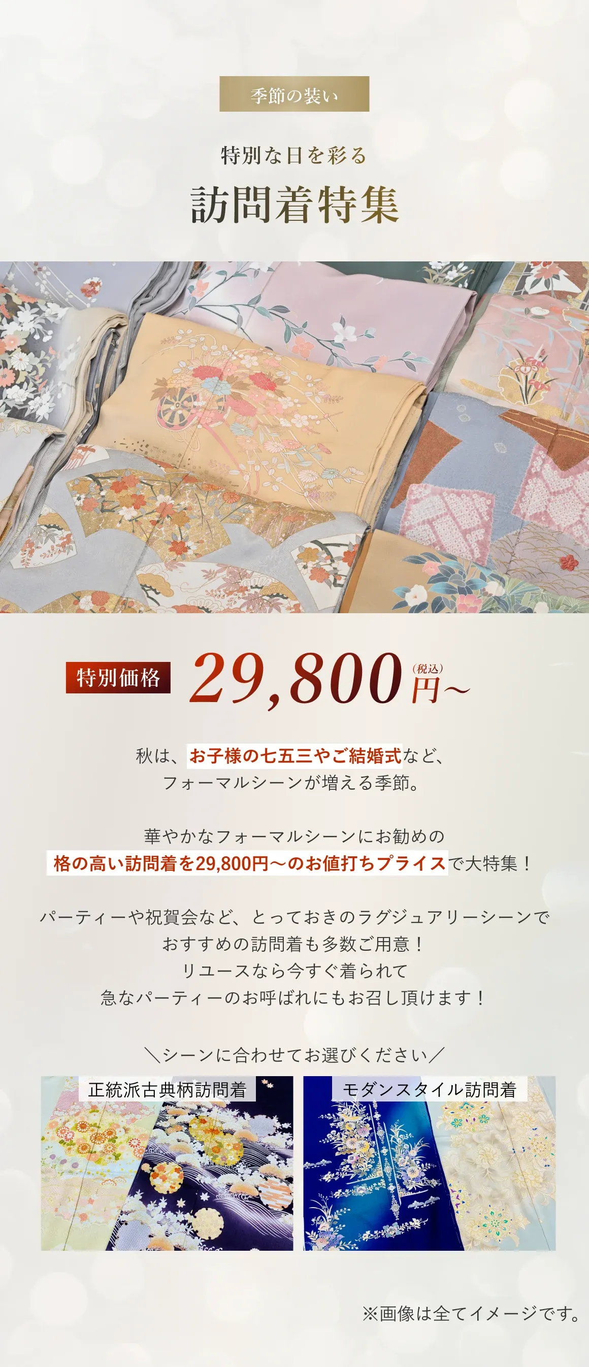 訪問着特集
