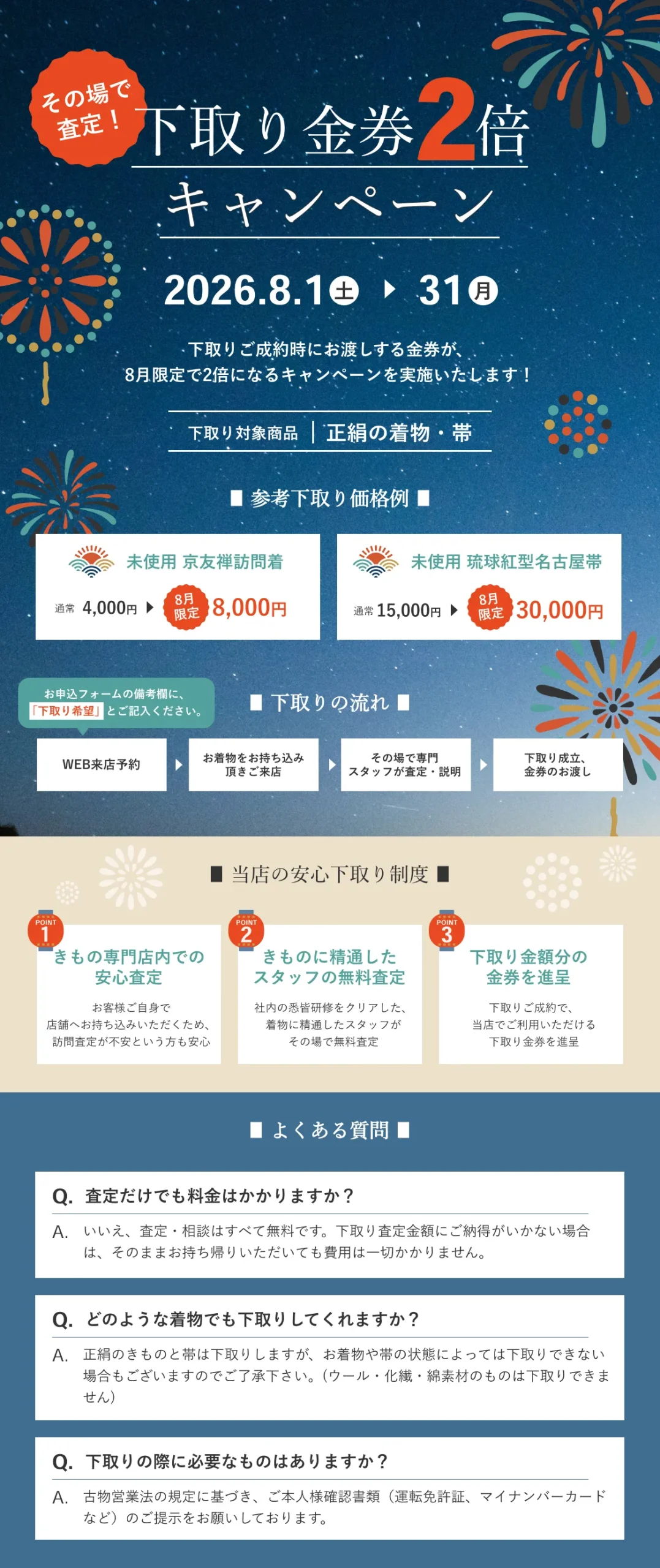 下取りキャンペーン